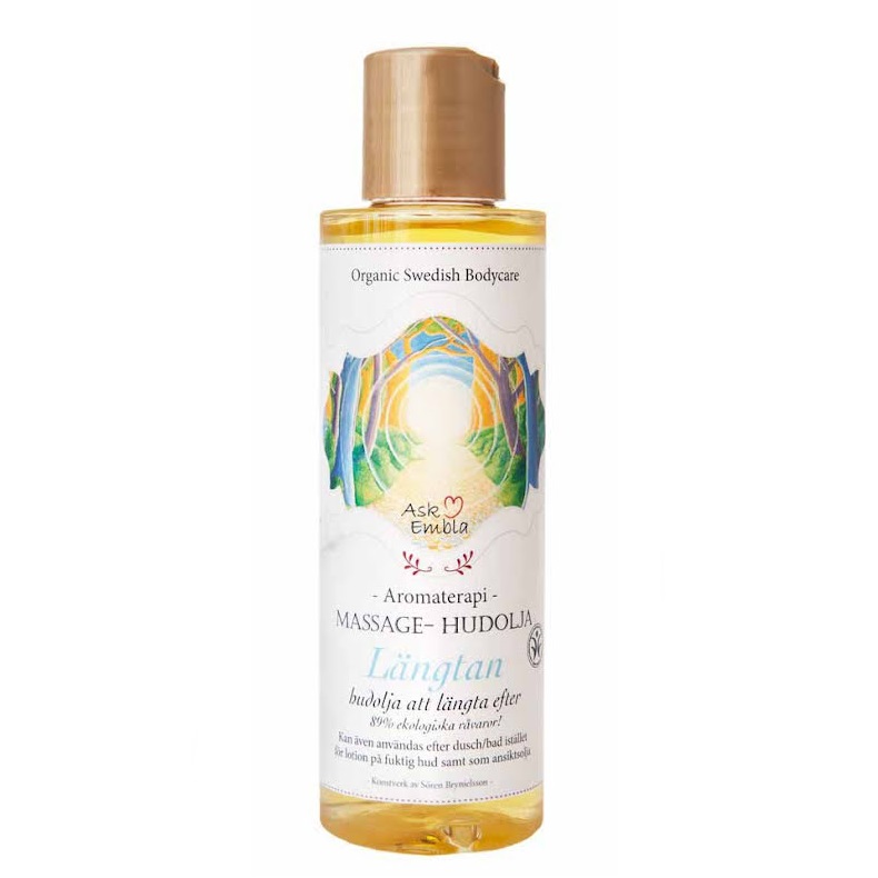 Ask & Embla Hud- och Massageolja Längtan 150ml