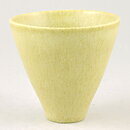 Stig Lindberg (Vitrin 1956) Yellow Widening Vase 7 cm