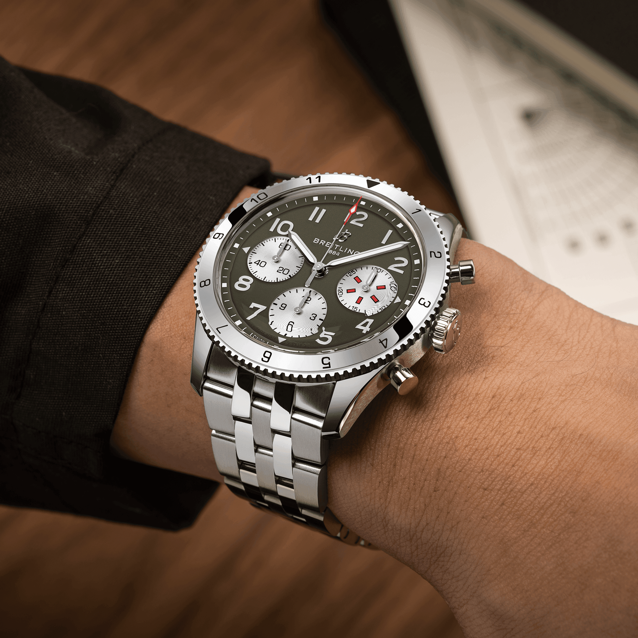 Breitling Super AVI Chronograph 42 Curtiss Warhawk - 4