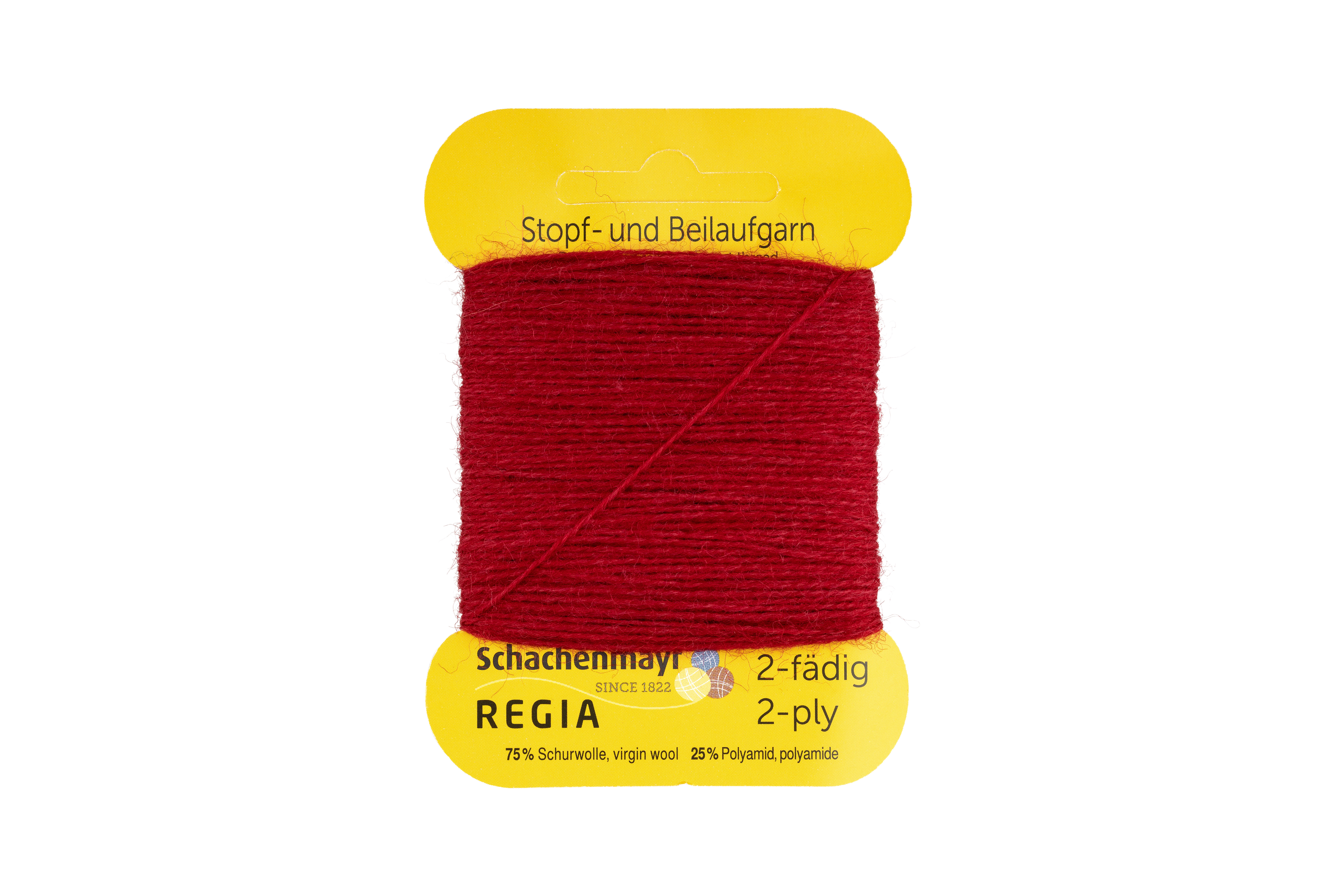 Mendingyarn M.RÖD,75% ULL 25% polyamide