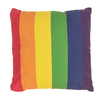 Regnbågsfärgat kuddfodral pride