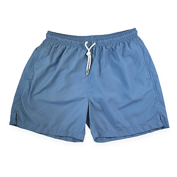 Portia - Solid Swims Shorts - Light Blue