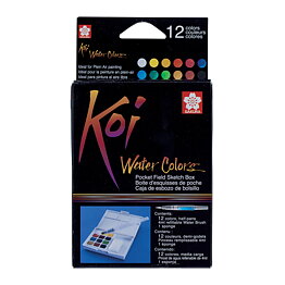 Koi Water Colors Sketch Box 12 Set