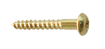 Wood screw brass ball ring TKX ( 20 pieces )
