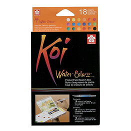 Koi Water Colors Sketch Box 18 Set