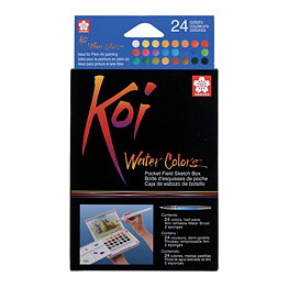 Koi Water Colors Sketch Box 24 Set