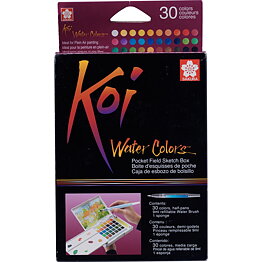 Koi Water Colors Sketch Box 30 Set