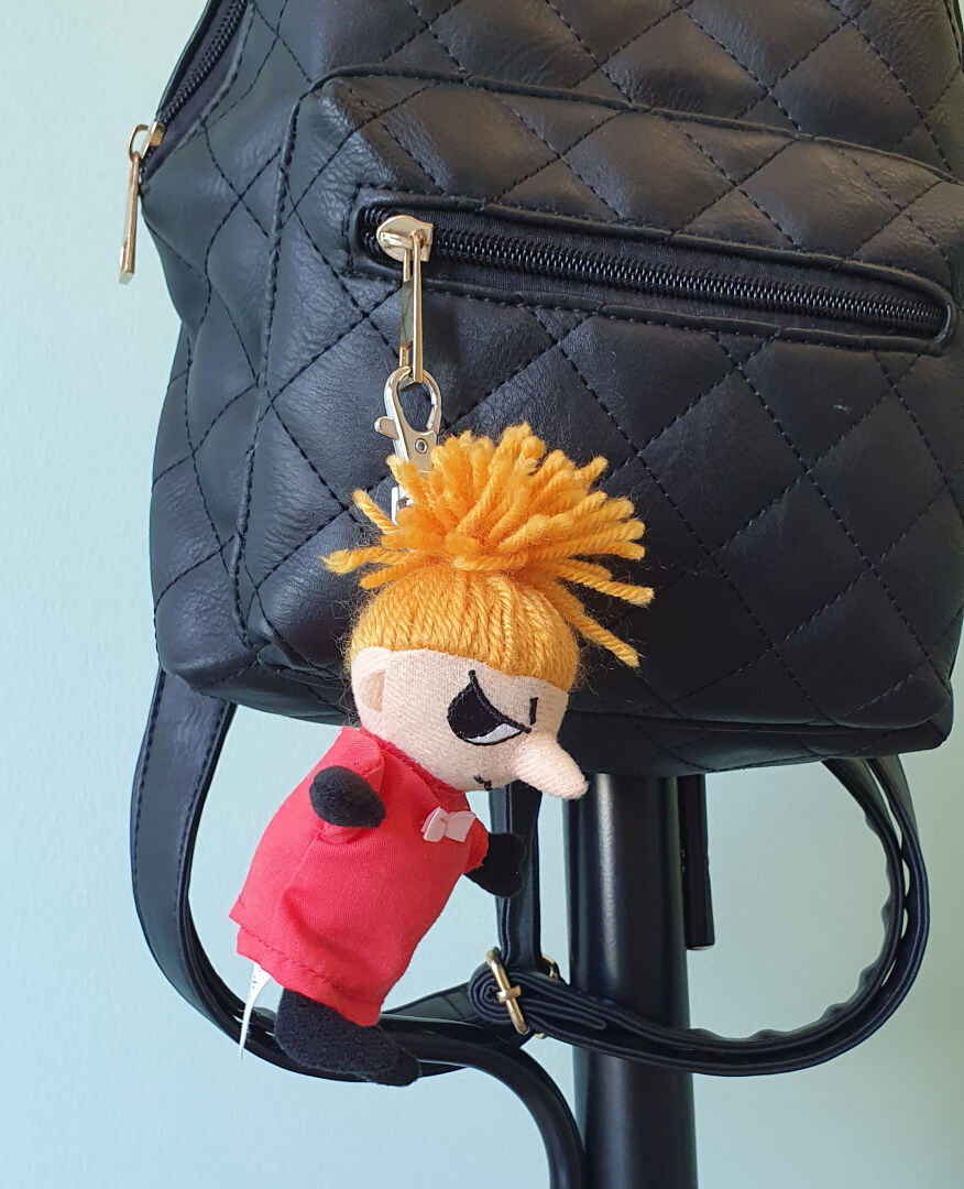 Moomin Keychain - Little My Soft Toy (Red Dress) - 3