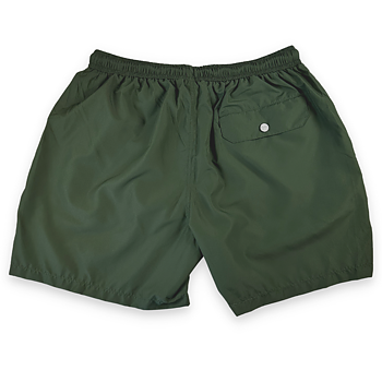 Portia - Solid Swims Shorts - Dark Green