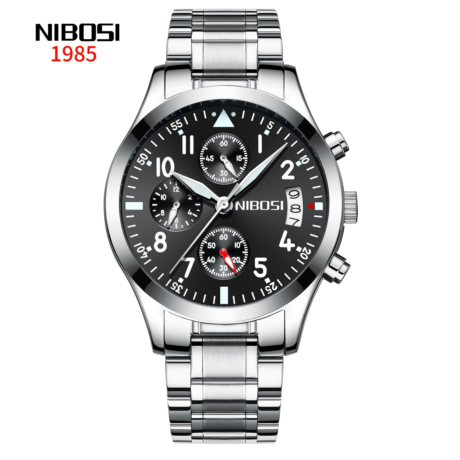 Nibosi Megamaster Silver Black