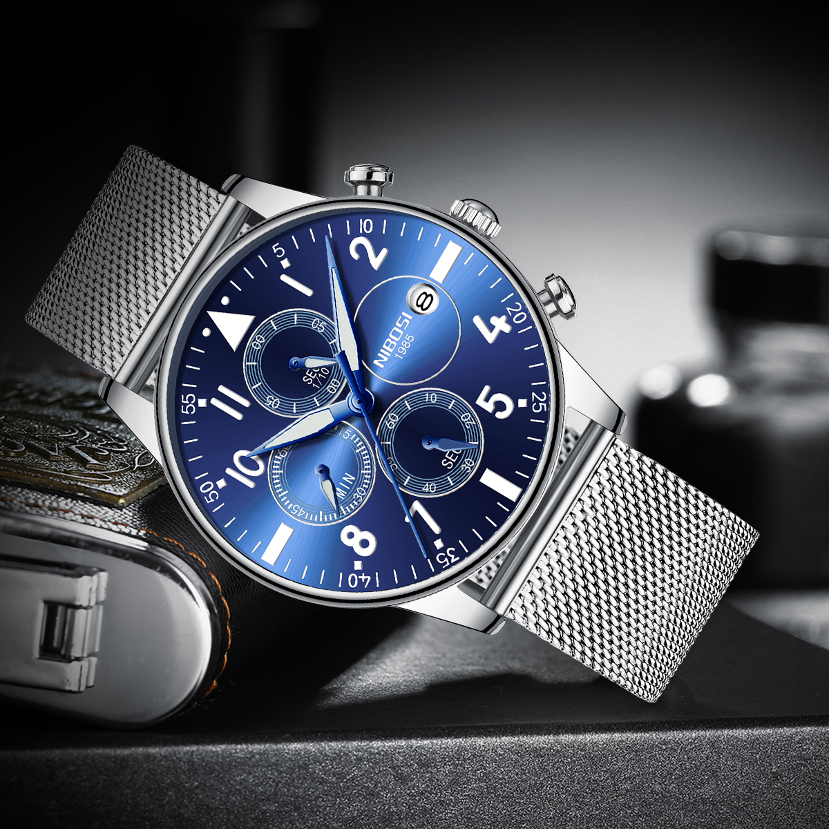 Nibosi Havoc Silver Blue - 2