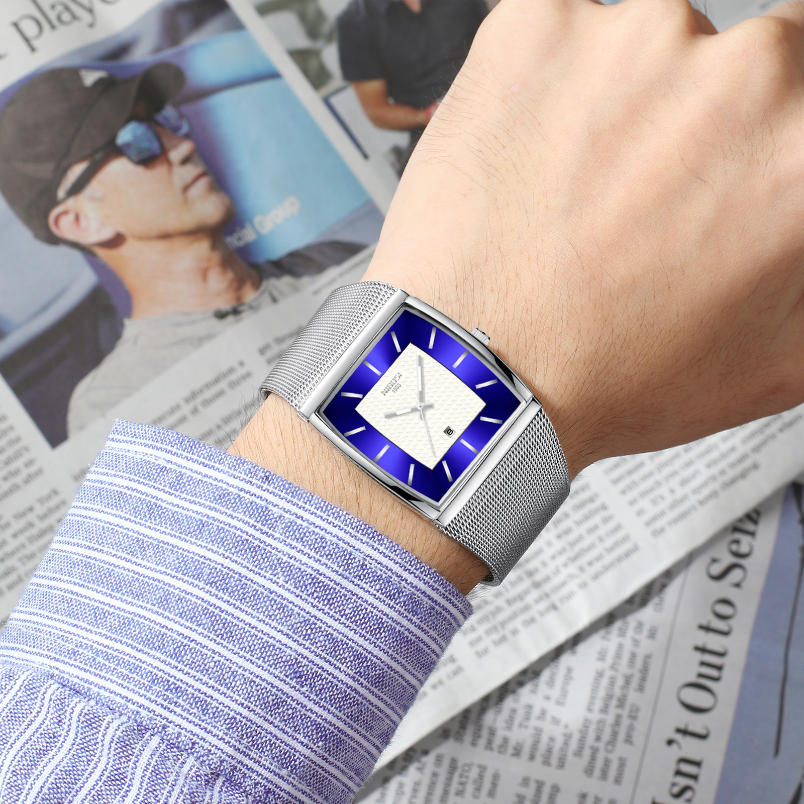 Nibosi Quorum Silver Blue - 3