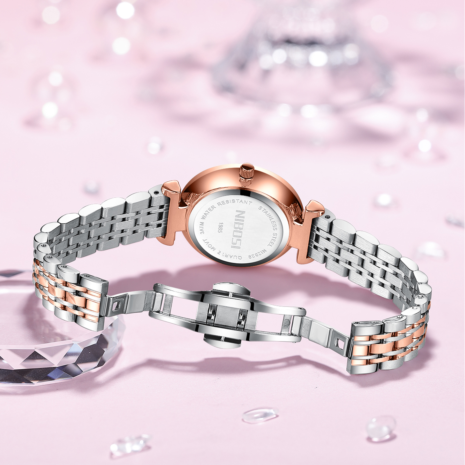 Nibosi Epiphany Rose Gold Silver Green - 4