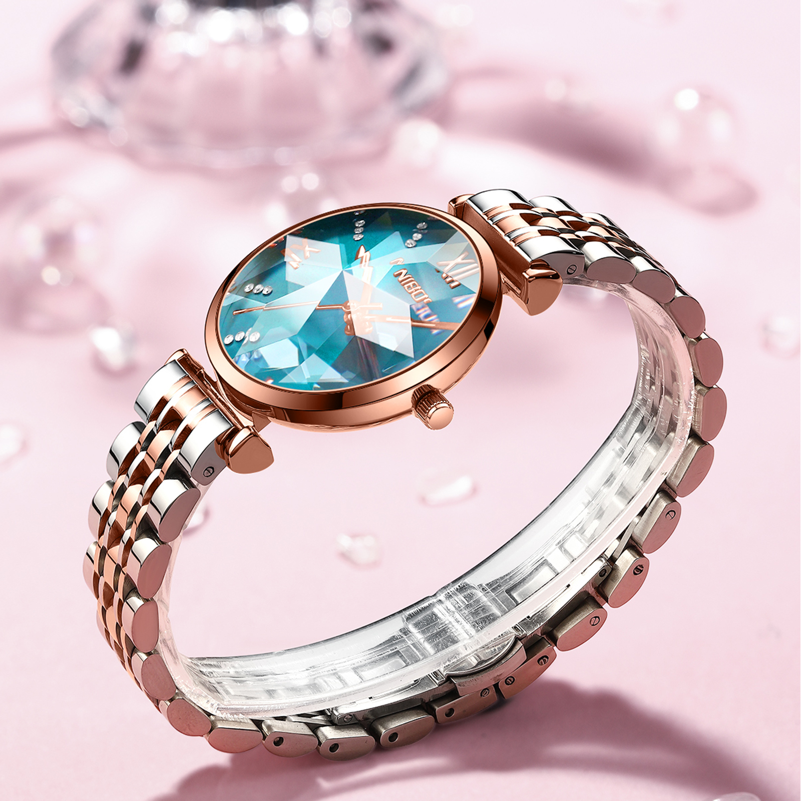 Nibosi Epiphany Rose Gold Silver Green - 3