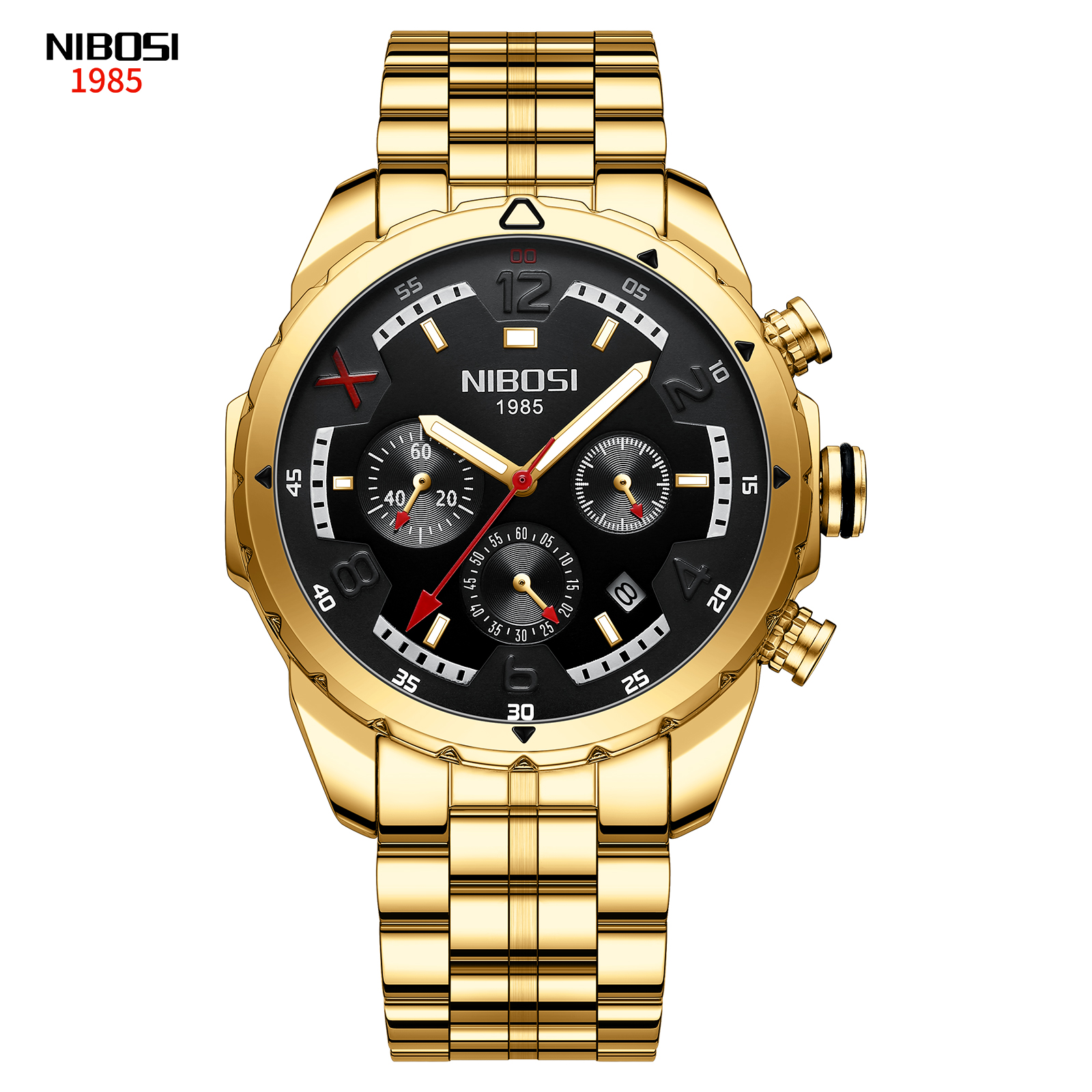 Nibosi Pulse Gold Black