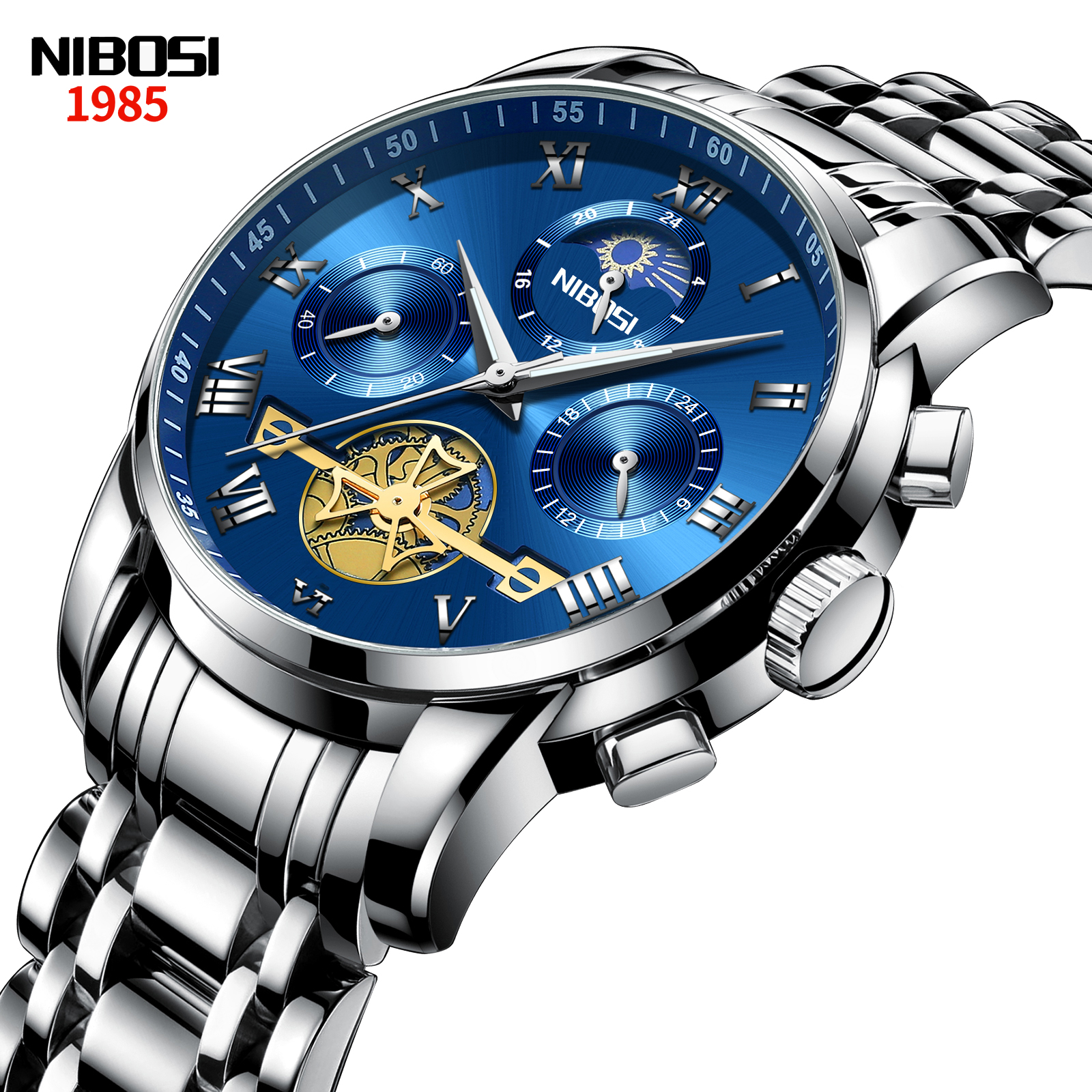 Nibosi Inspire Silver Blue - 2