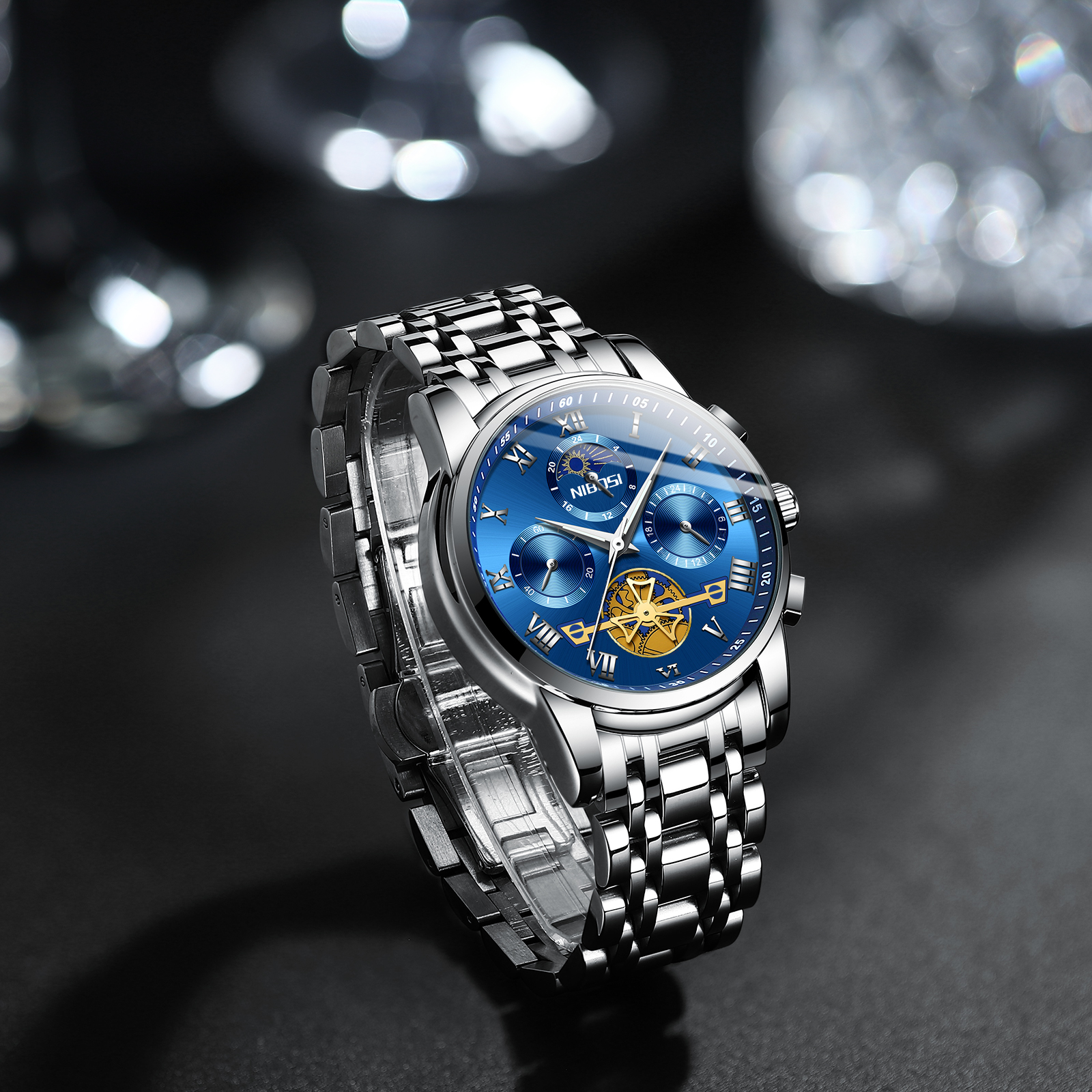 Nibosi Inspire Silver Blue - 4