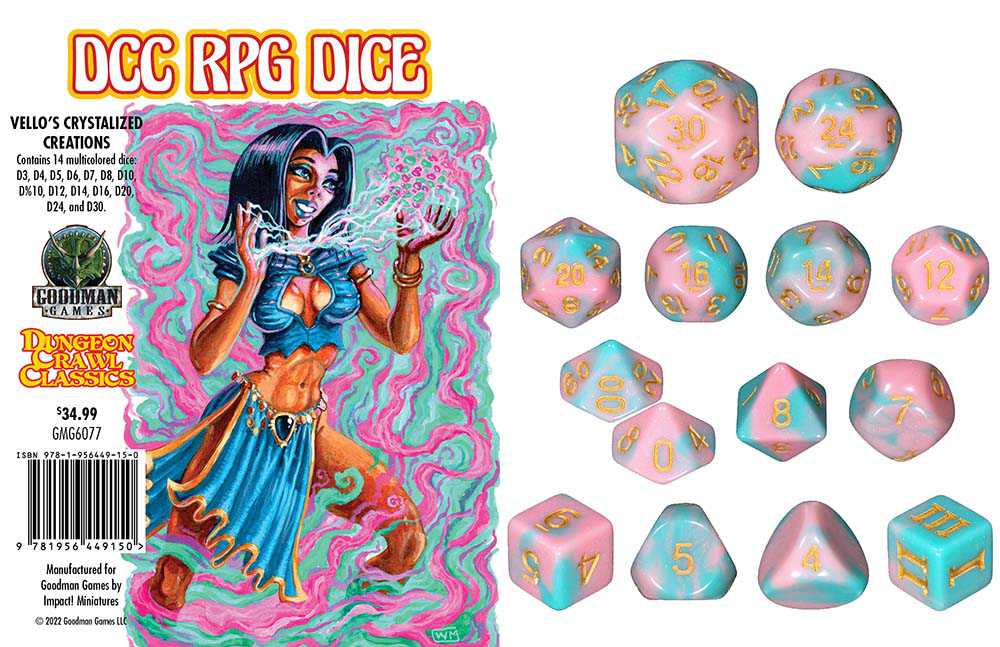DCC Dice - Vello’s Crystalized Creations