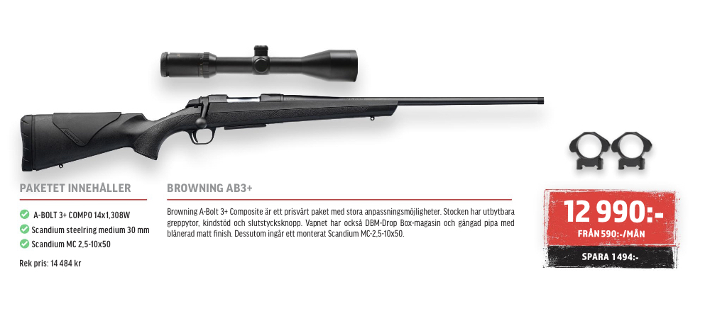 Paket 1 Browning AB3+