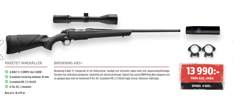 Paket 2 Browning AB3+