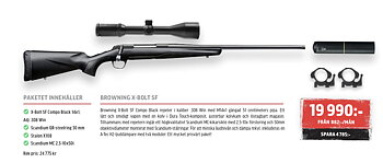 Paket 1 Browning X-Bolt