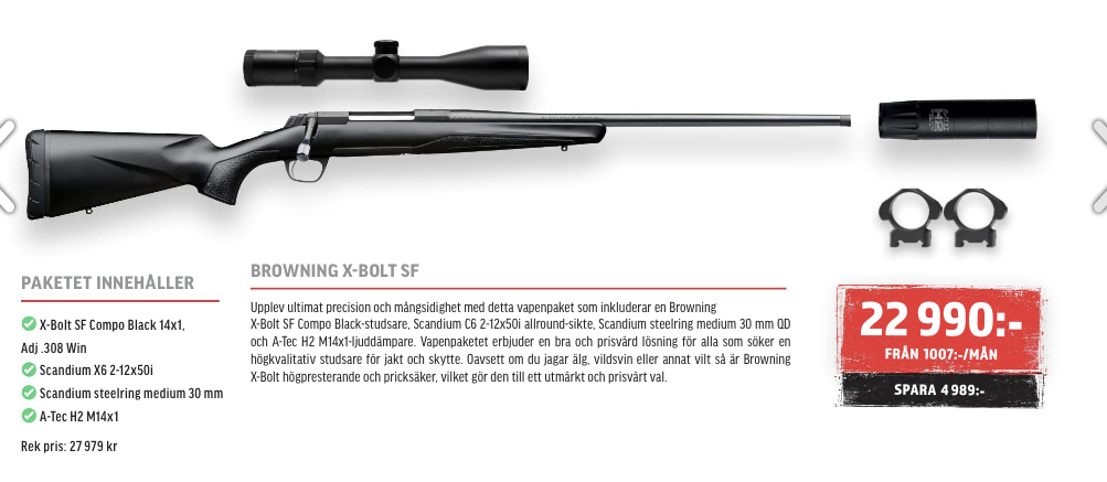 Paket 2 Browning X-Bolt