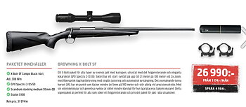 Paket 4 Browning X-Bolt
