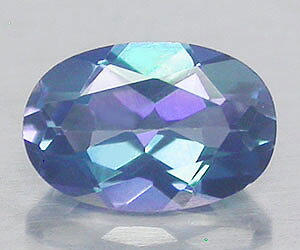 0.53 ct stunning 6x4 mm calibrated oval cut natural azotic blue topaz gemstone