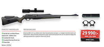 Paket 2 Browning Bar mk3
