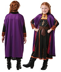 Naamianen puku Frozen 2 Anna Travel  Mekko 7-8 vuotta