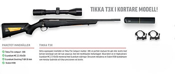 Paket 8 Tikka T3x Compact