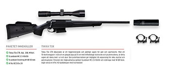 Paket 9 Tikka T3x CTR
