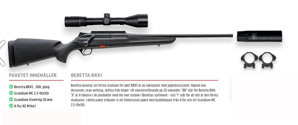Paket 1 Beretta BRX1 