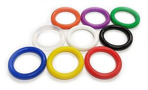 1-1/4" Rubber Ring - Premium Transparent - Perfect Play
