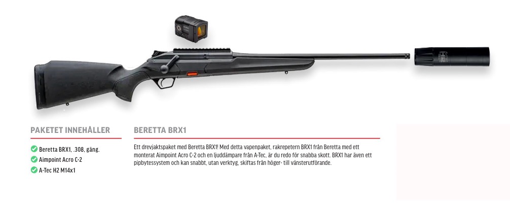 Paket 4 Beretta BRX1 