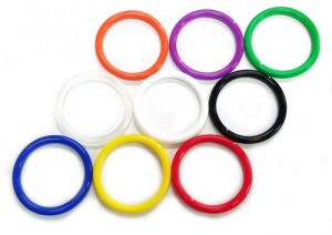 2" Rubber Ring -  Premium Transparent - Perfect Play