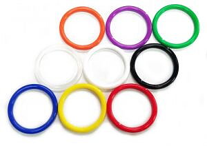 2" Rubber Ring - Premium Transparent - Perfect Play