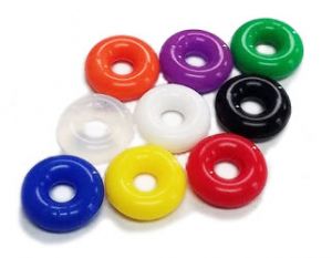3/16" Rubber Ring - Premium Transparent - Perfect Play