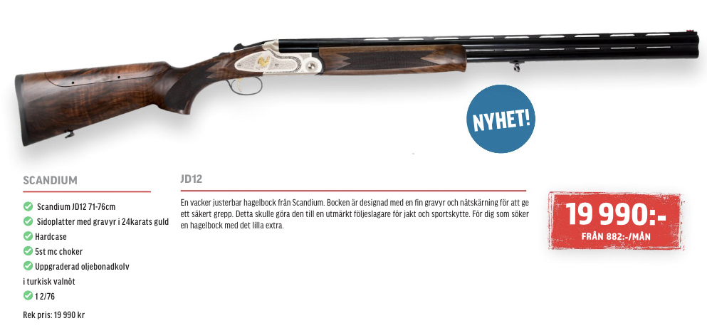 Nyhet Scandium JD12