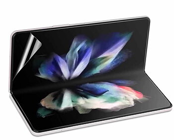 Samsung Galaxy Z Fold 4 - Soft Transparent Case + Soft Protective Film Two Parts