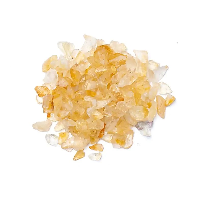 Citrine (burnt amethyst) chips