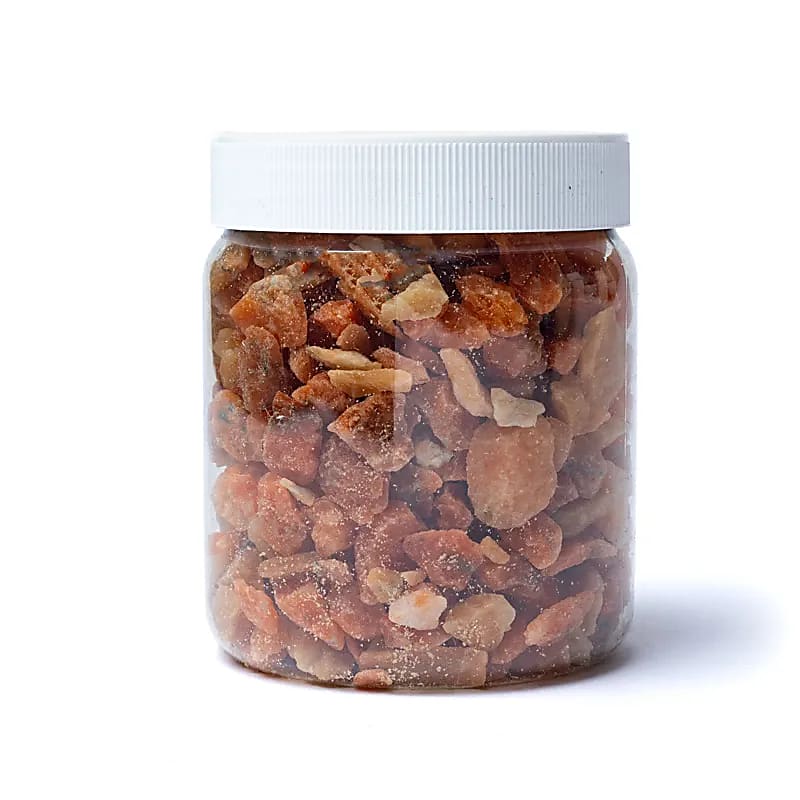 Orange calcite chips - 2