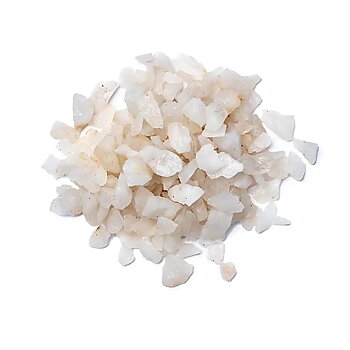 Milky quartz chips
