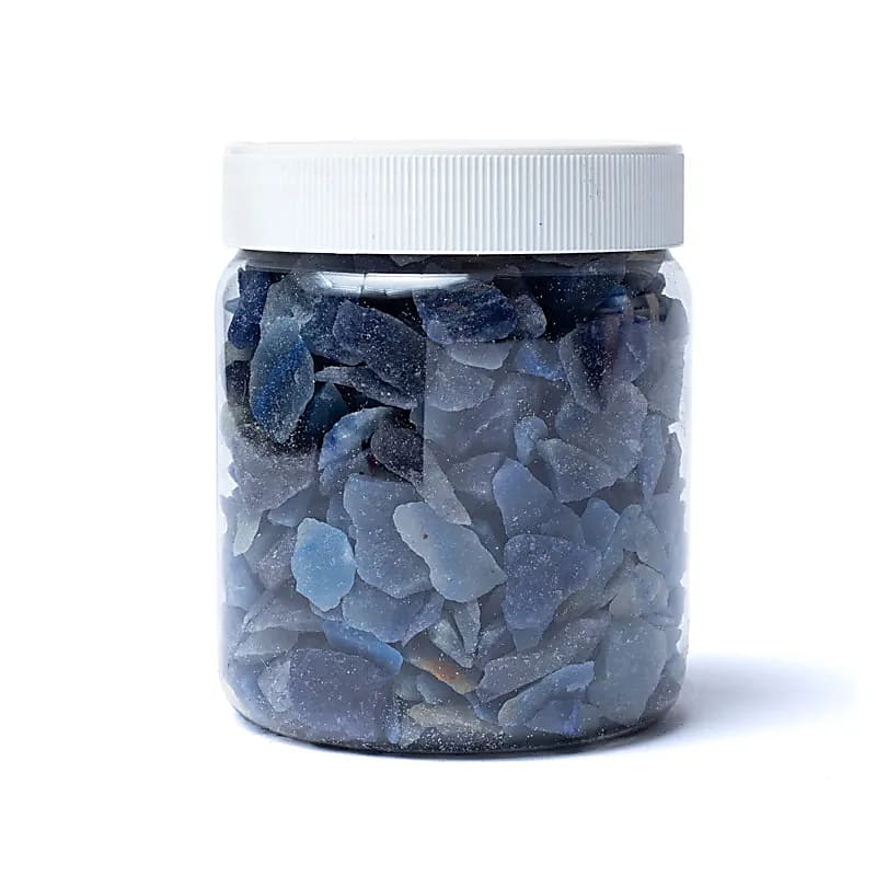 Blue quartz chips - 2
