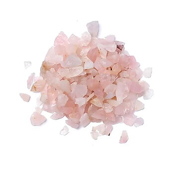 Rose quartz chips