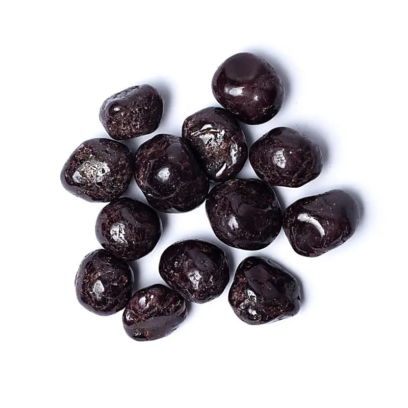 Garnet tumbled stones B quality  3-4 cm