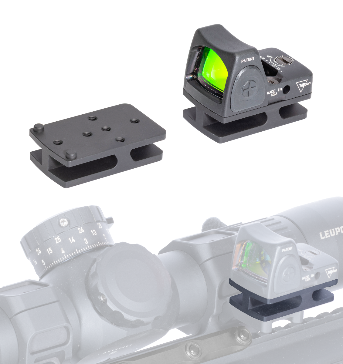 BADGER ORDNANCE CONDITION ONE TRIJICON RMR ADAPTER FOR J-ARM