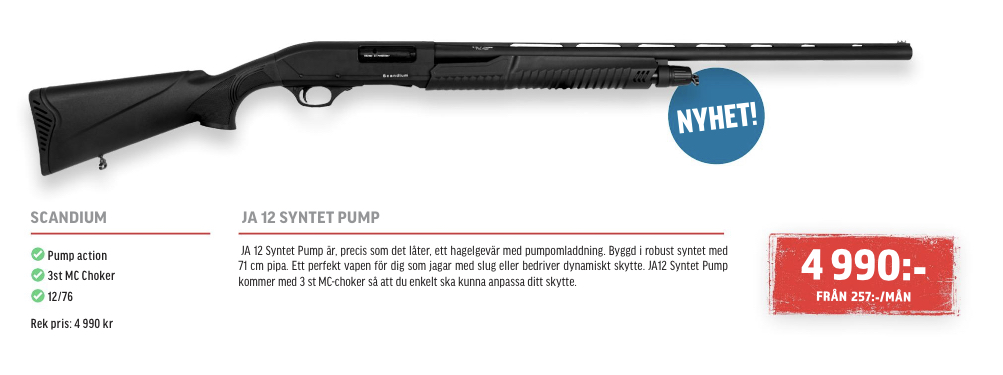 Scandium JA12 Syntet Pump