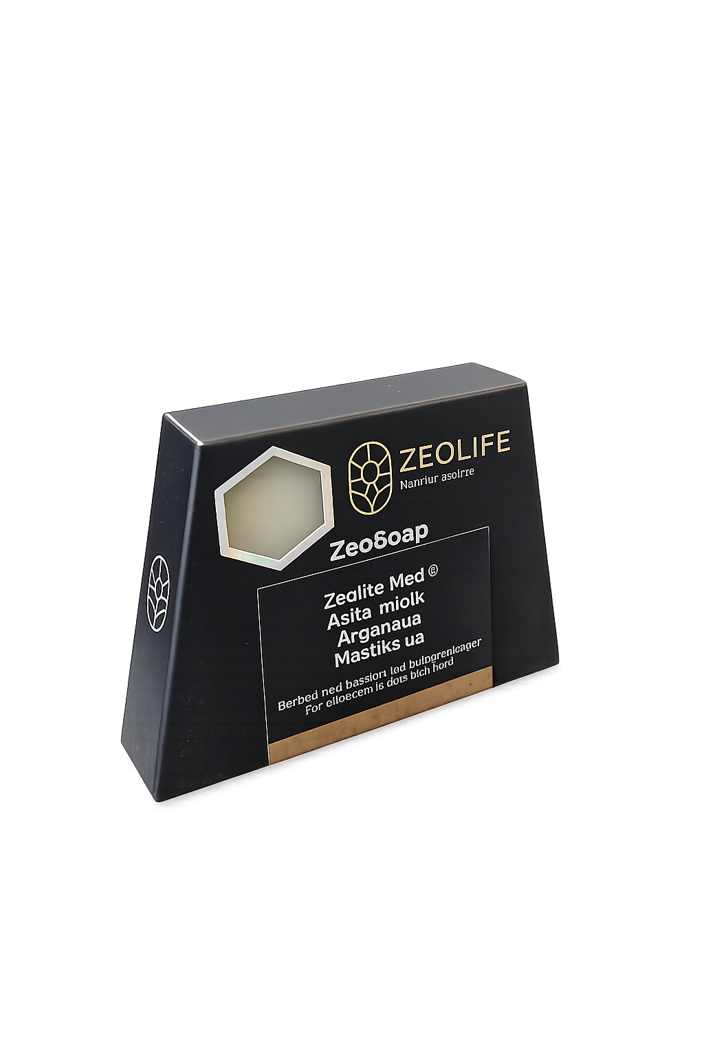MED® zeolite soap, with donkey milk, aeganol oil and mastic oil