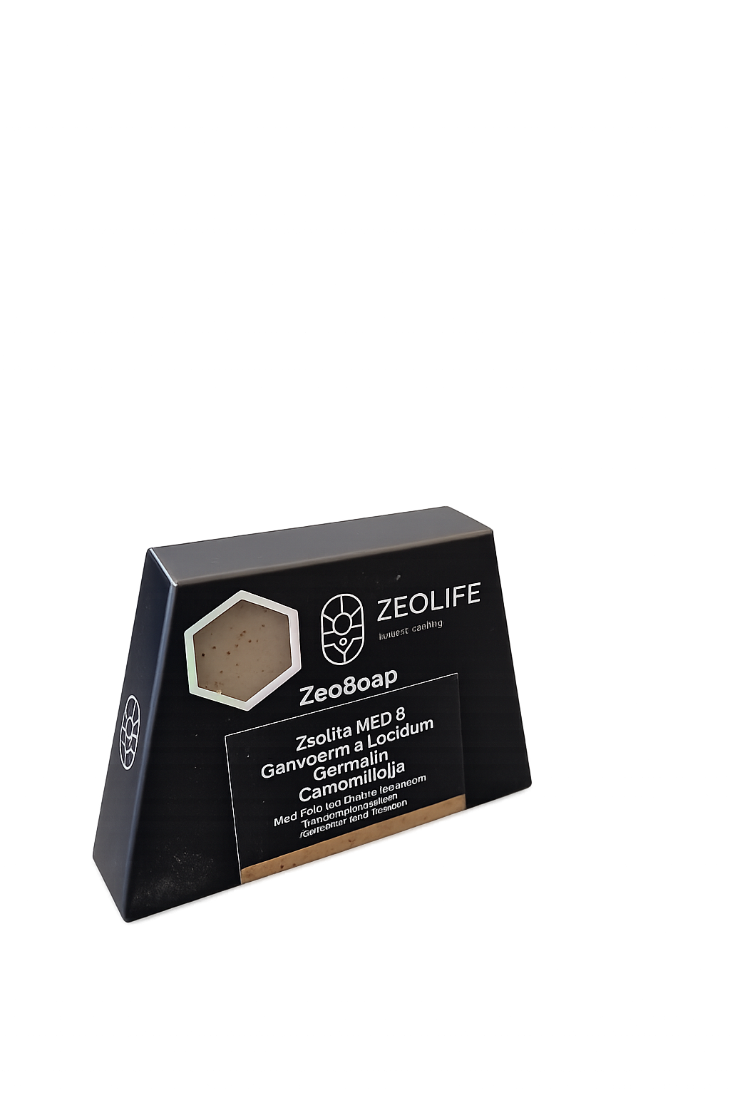 MED® zeolite soap, with ganoderma lucidum, goat milk and chamomile oil